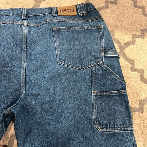 Duluth trading Carpenter jeans size 48 / 34 in EUC big boy jeans - Picture 5 of 9